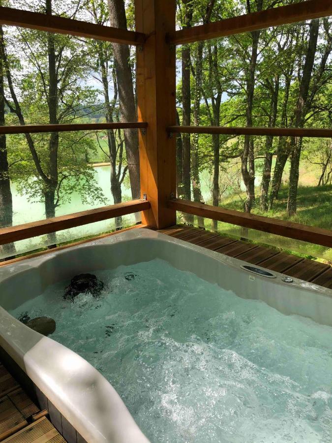 Les Cabanes Du Lac - Spa - Petit Dejeune - Cabane Du Frene & Cabane Du Chene Premium Sevignacq ภายนอก รูปภาพ
